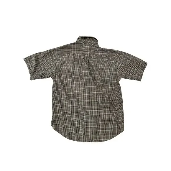 POLO Ralph Lauren Plaid Button Down Short Sleeve Shirt Logo Men’s XL FLAW Preppy - Picture 2 of 16